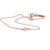 Tiffany & Co. 18ct Rose Gold Elsa Peretti Diamonds by the Yard Bracelet 0.07ct 1.3g