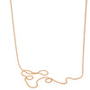 Tiffany & Co. 18ct Rose Gold Small Bead Pendant Necklace 2.5g