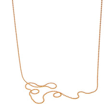 Load image into Gallery viewer, Tiffany &amp; Co. 18ct Rose Gold Small Bead Pendant Necklace 2.5g