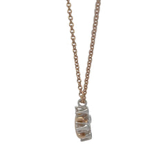 Load image into Gallery viewer, Tiffany &amp; Co. 18ct Rose Gold &amp; Platinum Diamond Pendant 0.20ct 3.74g