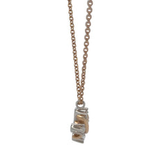 Load image into Gallery viewer, Tiffany &amp; Co. 18ct Rose Gold &amp; Platinum Diamond Pendant 0.20ct 3.74g