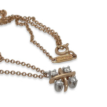 Load image into Gallery viewer, Tiffany &amp; Co. 18ct Rose Gold &amp; Platinum Diamond Pendant 0.20ct 3.74g