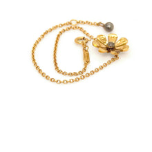 Load image into Gallery viewer, Tiffany &amp; Co. 18ct Yellow Gold Daisy Bugs Charm Bracelet 18cm 3.35g