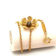 Load image into Gallery viewer, Tiffany &amp; Co. 18ct Yellow Gold Daisy Bugs Charm Bracelet 18cm 3.35g