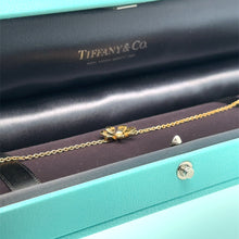 Load image into Gallery viewer, Tiffany &amp; Co. 18ct Yellow Gold Daisy Bugs Charm Bracelet 18cm 3.35g