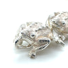 Tiffany & Co Rare Vintage Silver Frog Nature Link Bracelet 88.43g