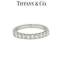 Load image into Gallery viewer, Tiffany &amp; Co. Platinum Diamond Forever Band Ring 0.27ct 4.58g