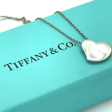 Load image into Gallery viewer, Tiffany &amp; Co. Silver Elsa Peretti Full Heart Pendant Necklace 4.22g