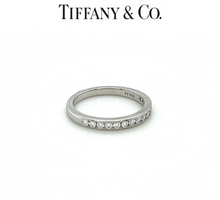 Load image into Gallery viewer, Tiffany &amp; Co Diamond Half Eternity Ring 0.24ct