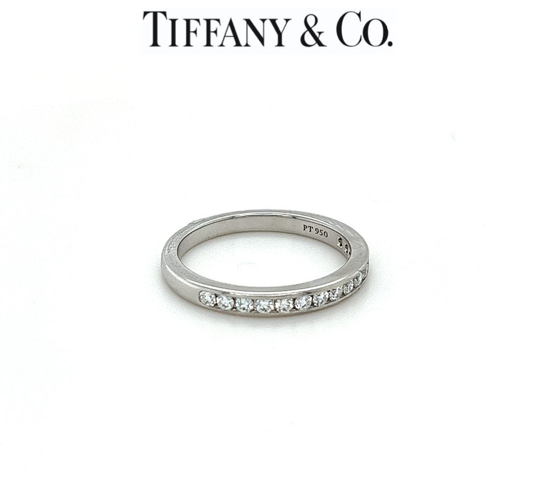 Tiffany & Co Diamond Half Eternity Ring 0.24ct