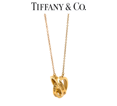 Tiffany & Co. 18ct Yellow Gold Interlocking Circles Pendant Necklace 7.06g
