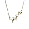 Tiffany & Co. Silver Paloma Picasso Olive Leaf Vine Necklace 3.08g