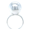 Tiffany & Co. Sterling Silver HardWear Ball Ring 8g