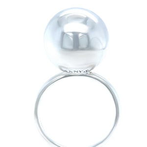 Tiffany & Co. Sterling Silver HardWear Ball Ring 8g