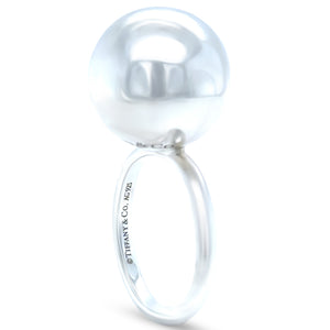 Tiffany & Co. Sterling Silver HardWear Ball Ring 8g