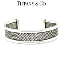 Load image into Gallery viewer, Tiffany &amp; Co. Sterling Silver Somerset Cuff Bracelet 21.66g