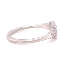Load image into Gallery viewer, Tiffany &amp; Co. 18ct White Gold T Diamond Wire Ring 0.13ct 2.58g