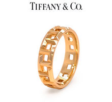 Load image into Gallery viewer, Tiffany &amp; Co. 18ct Yellow Gold T True Wide Ring 5.65g