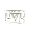 Tiffany & Co. 18ct White Gold Atlas Cuff Bracelet 77.06g