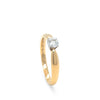 Tiffany & Co. 18ct Rose Gold & Platinum Harmony Diamond Ring 0.26ct 2.8g