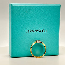 Load image into Gallery viewer, Tiffany &amp; Co. 18ct Rose Gold &amp; Platinum Harmony Diamond Ring 0.26ct 2.8g