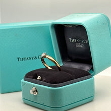 Load image into Gallery viewer, Tiffany &amp; Co. 18ct Rose Gold &amp; Platinum Harmony Diamond Ring 0.26ct 2.8g