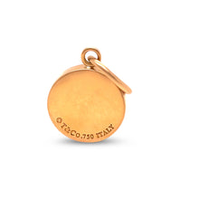 Load image into Gallery viewer, Tiffany &amp; Co. 1837 18ct Yellow Gold Circle Diamond Pendant 5.85g
