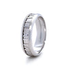 Tiffany & Co 18ct White Gold Atlas Ring 11g