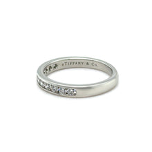 Load image into Gallery viewer, Tiffany &amp; Co. Platinum Diamond Wedding Band 0.33ct 5.1g