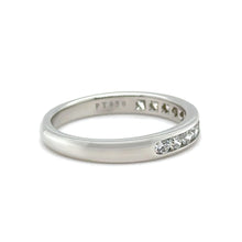 Load image into Gallery viewer, Tiffany &amp; Co. Platinum Diamond Wedding Band 0.33ct 5.1g