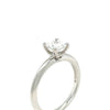 Tiffany & Co. Platinum Princess Cut Diamond Engagement Ring 0.82ct 4.5g