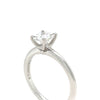 Tiffany & Co. Platinum Princess Cut Diamond Engagement Ring 0.82ct 4.5g