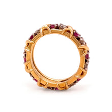 Load image into Gallery viewer, Tiffany &amp; Co. Platinum Schlumberger Diamond &amp; Sapphire Ring 1.34ct 7.1g