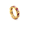 Tiffany & Co. Platinum Schlumberger Diamond & Sapphire Ring 1.34ct 7.1g