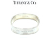 Tiffany & Co. Sterling Silver 1837 Collection Square Cushion Bangle 55.17g