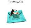 Tiffany & Co. Sterling Silver 1837 Padlock Key Chain 52.5g