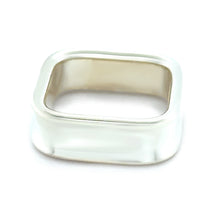 Load image into Gallery viewer, Tiffany &amp; Co. Sterling Silver 1837 Square Ring 11.34g