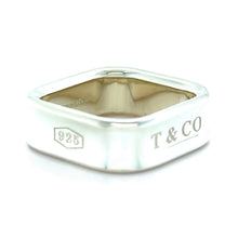 Load image into Gallery viewer, Tiffany &amp; Co. Sterling Silver 1837 Square Ring 11.34g