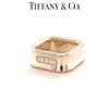 Tiffany & Co. Sterling Silver 1837 Square Ring 9.63g