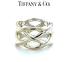 Tiffany & Co. Sterling Silver Braided Knot Wide Ring 9.3g