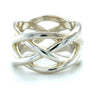 Tiffany & Co. Sterling Silver Braided Knot Wide Ring 9.3g