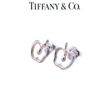 Load image into Gallery viewer, Tiffany &amp; Co. Sterling Silver Elsa Peretti Apple Stud Earrings 1.65g