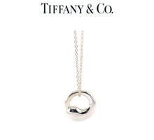 Load image into Gallery viewer, Tiffany &amp; Co. Sterling Silver Elsa Peretti Eternal Circle Pendant Necklace 4.11g