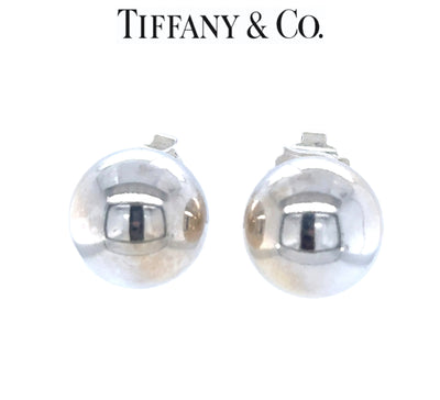 Tiffany & Co. Sterling Silver HardWear Ball Stud Earrings 11.50g