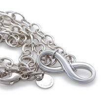 Load image into Gallery viewer, Tiffany &amp; Co. Sterling Silver Infinity Pendant Necklace 12g