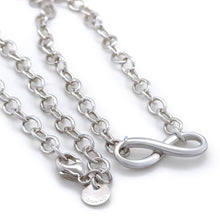 Load image into Gallery viewer, Tiffany &amp; Co. Sterling Silver Infinity Pendant Necklace 12g
