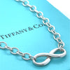 Tiffany & Co. Sterling Silver Infinity Pendant Necklace 12g