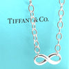 Tiffany & Co. Sterling Silver Infinity Pendant Necklace 12g