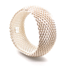 Load image into Gallery viewer, Tiffany &amp; Co. Sterling Silver Somerset Mesh Weave Bracelet 116g