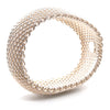 Tiffany & Co. Sterling Silver Somerset Mesh Weave Bracelet 116g